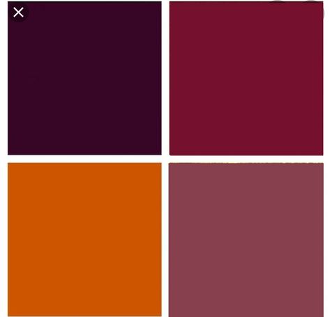 Purple And Rust Color Palette, Plum Burgundy Orange Wedding, Plum And Orange Color Palette, Plum Orange Wedding, Terracotta And Plum Wedding, Mauve And Burnt Orange Wedding, Burnt Orange And Purple Bedroom, Plum And Burnt Orange Wedding, Burnt Orange And Plum Wedding