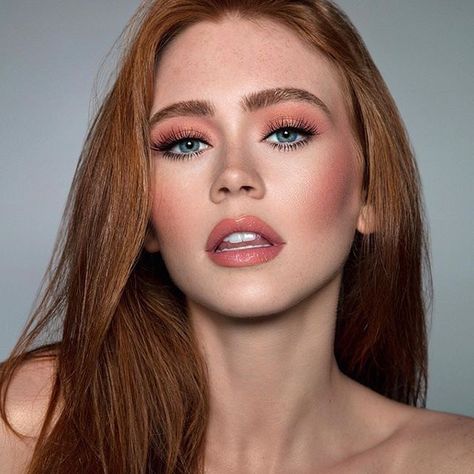 Natural Makeup For Blondes, Rosa Make-up, Amazing Wedding Makeup, Natural Summer Makeup, Festival Make Up, Redhead Makeup, Mekap Mata, Peach Makeup, Best Natural Makeup