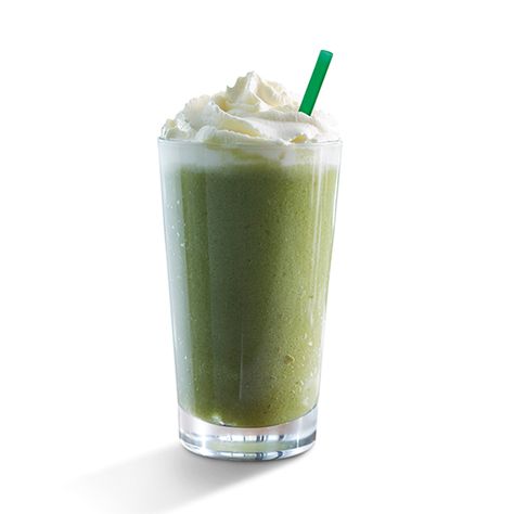 Have you ever tried cold green tea? Blended with ice and cream, the matcha takes on the perfect sweetness. Starbucks Green Tea Frappuccino, Starbucks Matcha Green Tea, Green Tea Frappuccino, Matcha Frappuccino, Cold Green Tea, Starbucks Green Tea, Ice Blended, Frappuccino Starbucks, Green Tea Cream