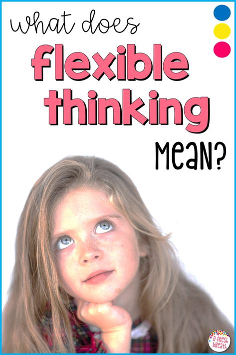 Flexible thinking – you’ve heard it and know it is important for social/emotional learning but aren’t sure what is flexible thinking exactly. Read on to define flexible thinking (and what is inflexible thinking). Plus why thinking flexibly is important and some examples of flexible thinking. You’ll also find a great flexible thinking scenarios resource to use with children when thinking of how to teach flexible thinking. Flexible Thinking, Social Skills Lessons, Social Skills For Kids, Social Emotional Activities, Counseling Lessons, Teaching Social Skills, Education Information, Struggling Students, Counseling Activities