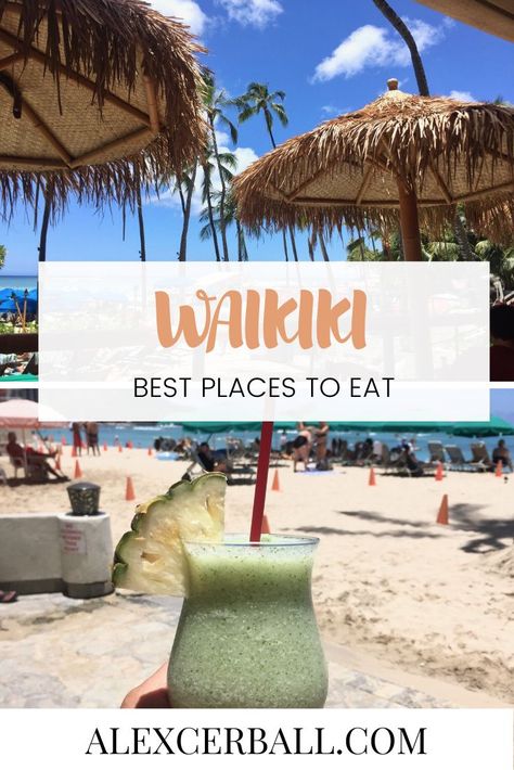 Where To Eat In Waikiki, Waikiki Eats, Waikiki Food, Hawaii Tips, Waikiki Restaurants, Honolulu Restaurants, Nadi Fiji, Hawaii 2023, Honolulu Vacation