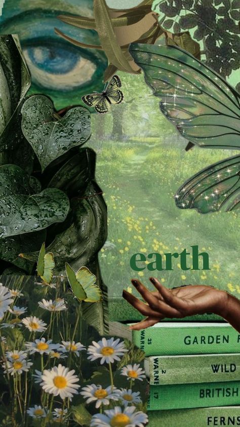 #greenery #greenboard #earth #earthaesthetic #earthtones Earthy Lockscreen, Earthy Fairy Aesthetic, Earth Mood Board, Earth Sign Aesthetic, Earth Magic Aesthetic, Down To Earth Aesthetic, Earthcore Aesthetic, Taurus Midheaven, Earth Collage