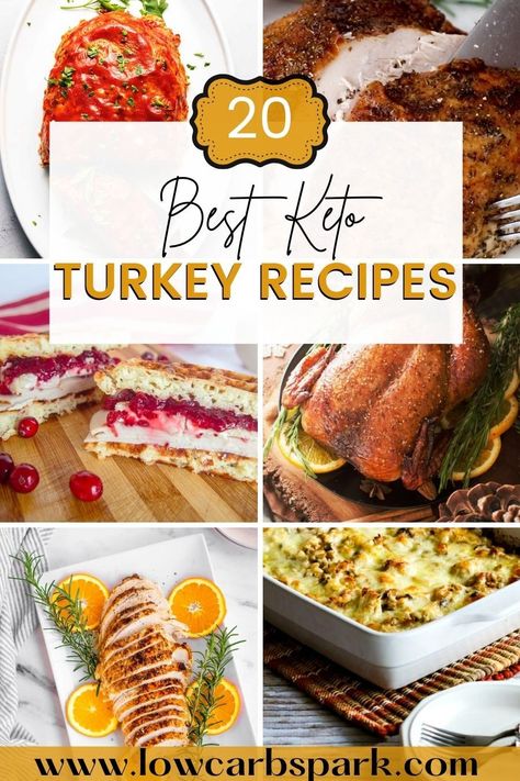 Low Carb Turkey Recipes, Keto Turkey Recipes, Low Carb Thanksgiving Recipes, Keto Turkey, Turkey Taco Lettuce Wraps, Traditional Holiday Recipes, Keto Thanksgiving, Turkey Meatballs Baked, Smoked Turkey Recipes