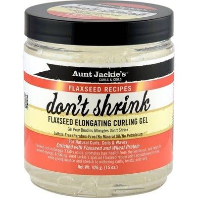 Aunt Jackie's Flaxseed Don't Shrink Curling Gel Flaxseed Recipes, Aunt Jackie, Flax Seed Recipes, Hair Coils, Curly Girl Method, Hair Vitamins, Flaxseed, Styling Gel, Organic Health