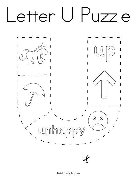 The Letter U Activities For Preschool, U Preschool Activities, Letter U Craft Preschool, Preschool Letter U Crafts, Letter U Activities For Toddlers, Preschool Letter U Activities, Letter Puzzles Free Printable, Letter U Activities For Preschool Crafts, Letter U Preschool Activities