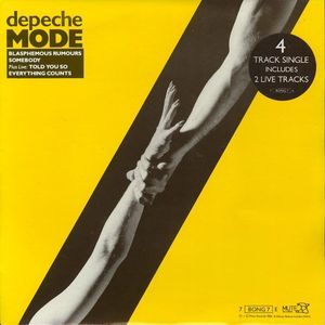 Depeche Mode - Blasphemous Rumours / Somebody (Vinyl) at Discogs Jupiter Jones, Blasphemous Rumours, Blitz Kids, Alan Wilder, Soft Cell, 80s Pop, Martin Gore, Stranger Things Steve, Music Words