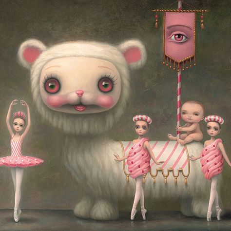 detail-4-lg Surealism Art, Arte Peculiar, Arte Grunge, Mark Ryden, Illustration Photo, Lowbrow Art, Arte Inspo, Wow Art, Creepy Art