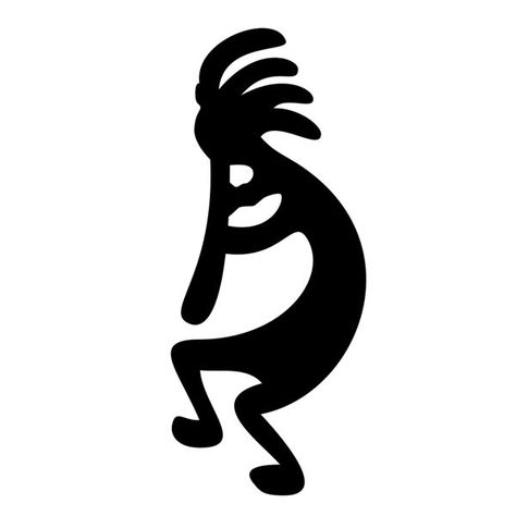 The most famous symbols of the Southwest are the Kokopelli and the howling Coyote. Description from brighthub.com. I searched for this on bing.com/images Kokopelli Tattoo, Kokopelli Art, Celtic Myth, Native American Symbols, American Symbols, Religious Symbols, Southwest Art, Gourd Art, Native Art