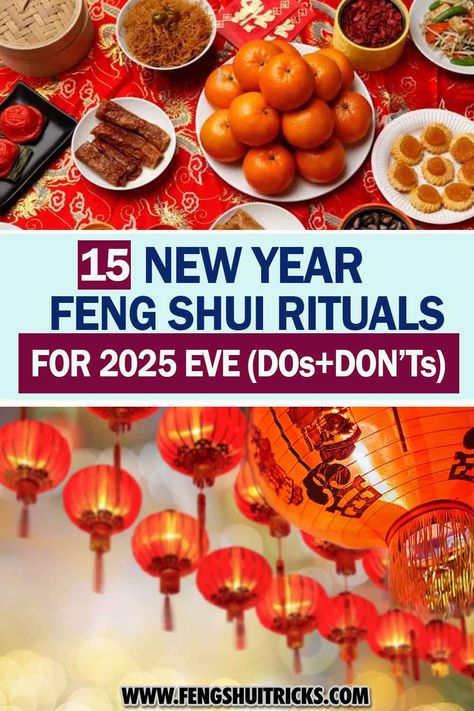 The kind of excitement that surrounds the New Year 2025 is spectacular, and everyone looks forward to this time of the year. Since it is so special to every human and we are looking forward to feng shui for the new year 2025, we shared some useful feng shui rituals for the New Year 2025 in this blog. Basic Feng Shui Tips, 2025 Chinese New Year, Chinese New Year 2025, New Year Rituals, Feng Shui For Love, Feng Shui Good Luck, Feng Shui Basics, Fen Shui, Goal Settings