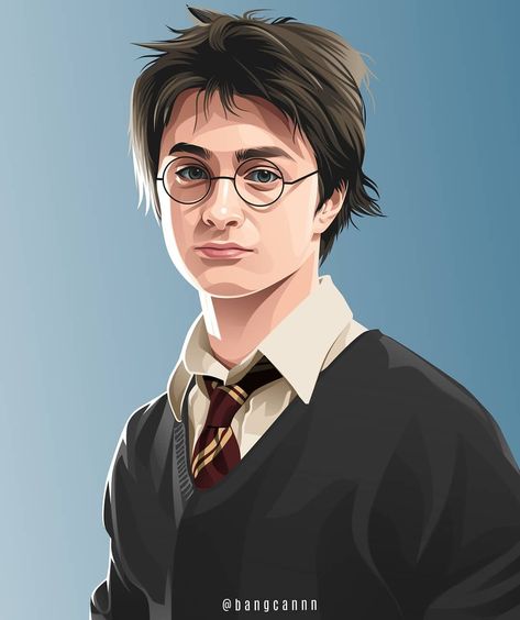 Harry Potter Vector Art, Harry Potter Digital Art, Serial Art, Vector Portrait Illustration, Harry Potter Art Drawings, Digital Art Software, Pop Art Drawing, Shadow Photos, Get It Done