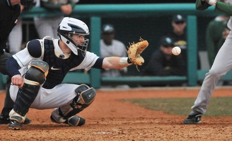 Penn State Baseball catchers are OK with splitting time | Baseball ... Baseball Poses, Catcher Baseball, Baseball Catchers, Insta Image, Body References, Baseball Catcher, Home Plate, College Baseball, Body Reference