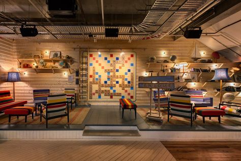 Board Game Bar, Board Game Room, Board Game Cafe, Game Cafe, Sydney Restaurants, Coffee Shop Design, Beach Bar, Cafe Interior Design, Game Room Design