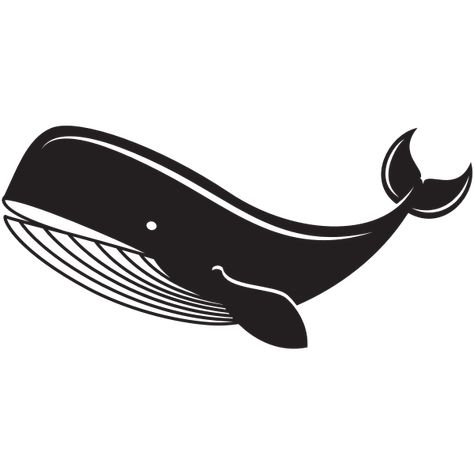 Big whale silhouette Whale Outline, Whale Sketch, Whale Silhouette, Whale Pictures, Whale Drawing, Big Whale, Themed Kids Room, Jonah And The Whale, Whale Tattoos