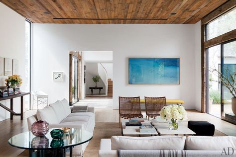 item2: Architectural Digest Jenny Kane, Family Friendly Living Room, Beverly Hills Houses, Design Salon, White Living, Living Room White, White Furniture, Celebrity Houses, Contemporary Living Room