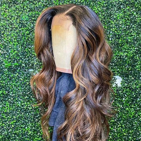 Natural Hair Wigs, Black Hair With Highlights, Remy Hair Wigs, Blonde Lace Front Wigs, Brazilian Virgin Hair, Hair Inspo Color, Lace Front Wig, Frontal Wigs, Remy Hair