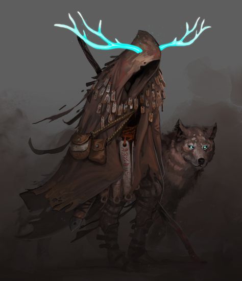 ArtStation - The Wanderer Occultist Character Design, Druid Character Design, Rpg Wallpaper, Dnd Druid, Arte Viking, The Wanderer, Arte Robot, 다크 판타지, Dungeons And Dragons Characters