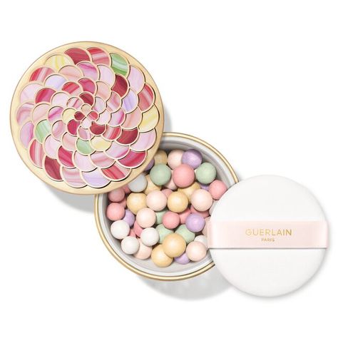 MÉTÉORITES ⋅ SETTING & FINISHING PEARLS OF POWDER ⋅ GUERLAIN Guerlain Meteorites, Guerlain Makeup, The Undertones, Pearl Powder, Holiday Makeup, Benefit Cosmetics, Beauty Icons, Lip Stain, Mother Pearl