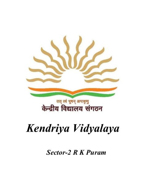 Kendriya Vidyalaya  ​Sector-2 R K Puram Kendriya Vidyalaya Logo, Library Management System, Computer Science Projects, Library Management, Science Project, Book Art Drawings, Science Projects, Computer Science, Beautiful Pictures