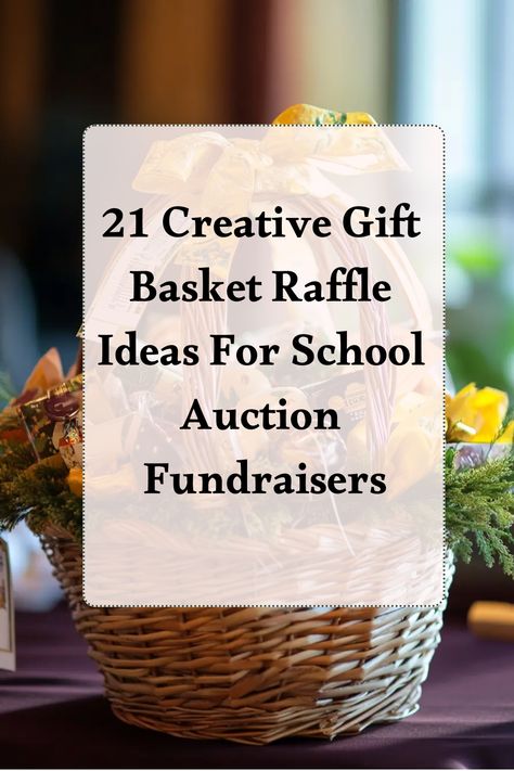 Looking for the perfect School Auction gift basket to raise funds at your next event? Check out our amazing school auction basket ideas that are sure to impress! From themed baskets to unique raffle ideas, we have everything you need to make your fundraiser a success. Get creative and stand out with our school silent auction gift basket ideas that will attract bidders and generate excitement. Elevate your fundraising game by offering appealing gift baskets that cater to various interests and tas Gift Basket Raffle Ideas, Basket Raffle Ideas, School Auction Baskets, Auction Basket Ideas, Family Game Night Basket, Christmas Snacks Gifts, Raffle Fundraiser, Silent Auction Gift Basket Ideas, Raffle Gift Basket Ideas