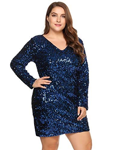 Plus Size Party Outfit Club, Blue Christmas Dress, Plus Size Party Outfit, Party Outfit Club, Womens Sequin Dresses, Plus Size Sequin Dresses, Evening Mini Dresses, Christmas Dress Women, Bodycon Cocktail Dress