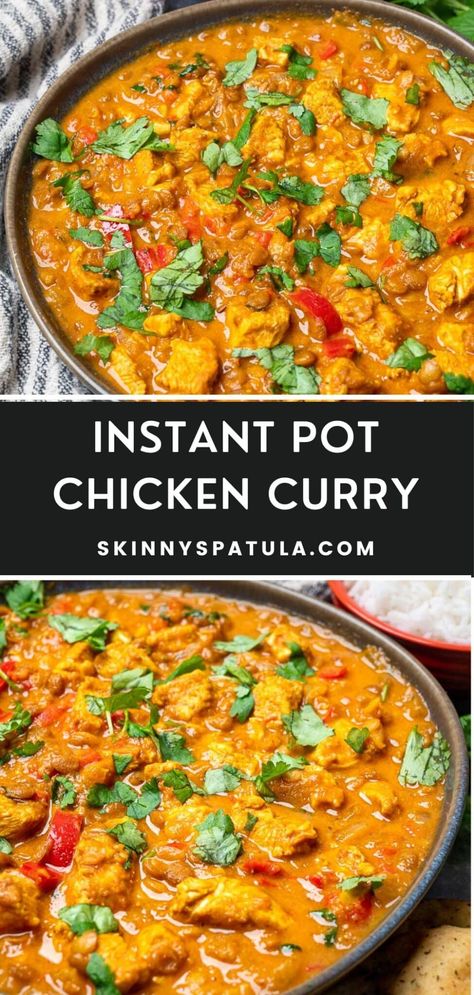 Ministry Of Curry Instant Pot, Instant Pot Chicken One Pot Meal, Instant Pot Turmeric Chicken, Chicken Korma Instant Pot, Insta Pot Curry Recipes, Pressure Cooker Chicken Healthy, Instapot Coconut Curry Chicken, Instant Pot Red Curry Chicken, Instant Pot Thai Chicken Curry