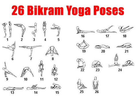 Bikram Yoga Poses, Yoga Poses Chart, Hot Yoga Poses, Yoga Techniques, Yoga Sequence, Yoga Positions, Yoga Posen, Bikram Yoga, Pose Yoga