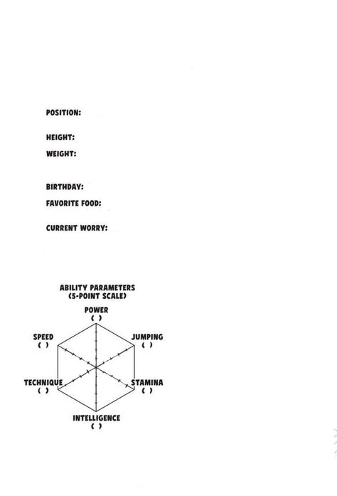 haikyuu character sheet Mha Oc Info Sheet Base, Haikyuu Oc Template, Blue Lock Character Sheet, Haikyuu Template, Haikyuu Base, Haikyuu Oc Base, Haikyuu Character Sheet, Oc Reference Sheet Base, Haikyuu Game