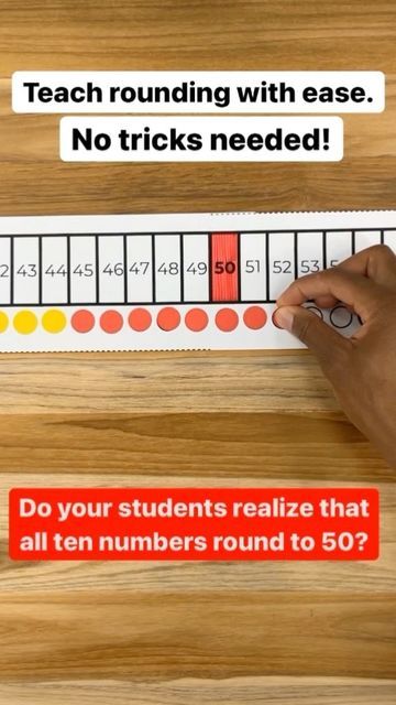 Greg | Mr. Elementary Math on Instagram: "Tricks are for kids, but NOT when it comes to rounding numbers. Watch your students round numbers with ease using visuals, number paths and other fun activities. Get everything you need to teach, practice and assess rounding to the nearest 10 and 100. Interested? Go to the link in my bio titled “SHOP Rounding Bundle”" Rounding Numbers 3rd, Rounding Off To The Nearest 10, Rounding Numbers Game, Rounding Numbers Activities, Rounding Strategies, Rounding Off Numbers, Number Games For Kids, Nearest 10 And 100, Teaching Rounding