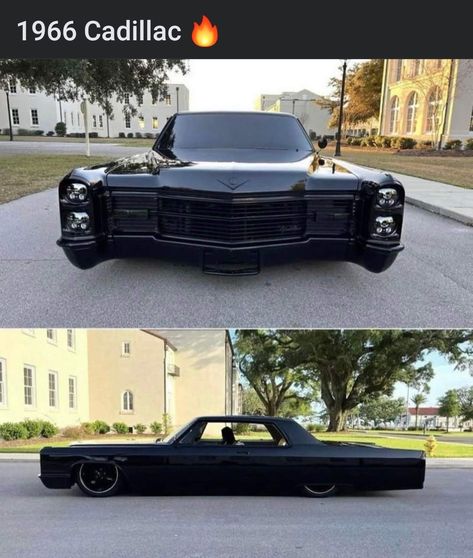 Black Cadillac, 1967 Chevrolet Impala, Cars Drive, Cadillac Coupe Deville, Coupe Deville, Rare Cars, Lowrider Trucks, School Car, Cool Old Cars