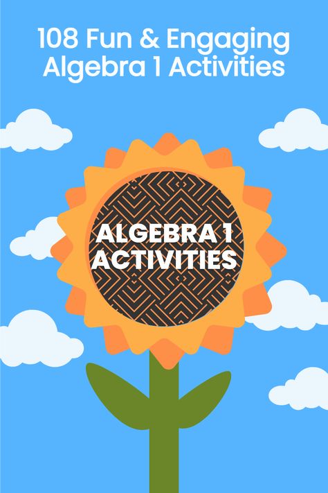 Algebra Activities High School Math Projects, Algebra 1 Projects, Algebra Games High School, Activities For Middle Schoolers, Algebraic Expressions Activities, Algebra Projects, Pre Algebra Activities, Algebra Games, Math Things