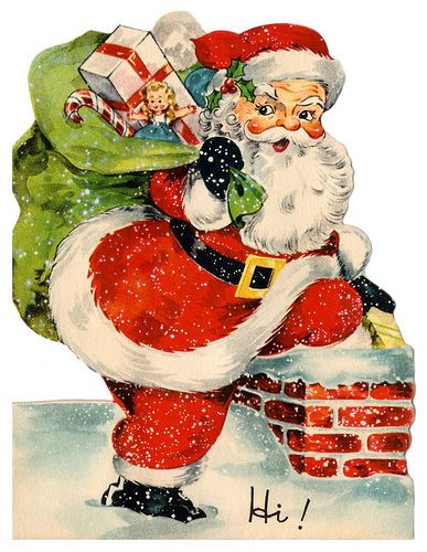 vintage santa | Nancy York | Flickr Christmas Card Images, Santa Cards, Christmas Ephemera, Vintage Christmas Images, Vintage Santa Claus, Old Christmas, Holiday Greeting, Old Fashioned Christmas, Christmas Memory