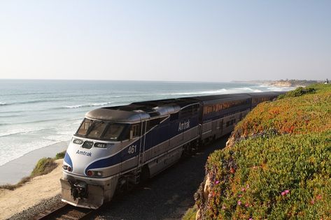 Coast Starlight vs Pacific Surfliner | Amtrak Guide Amtrak Coast Starlight, Coast Starlight Train, Coast Starlight, California Trip, Cascade Mountains, The Pacific Ocean, San Clemente, California Coast, Pacific Coast