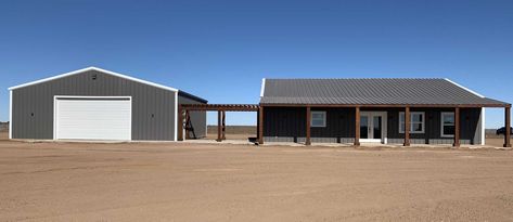 Country Home | Custom Barns And Construction Barn And House Combo, Metal Shop Houses, Barn Dominium, Shop Houses, Metal Building House Plans, Metal House Plans, Steel Building Homes, Metal Barn Homes, Barn Houses