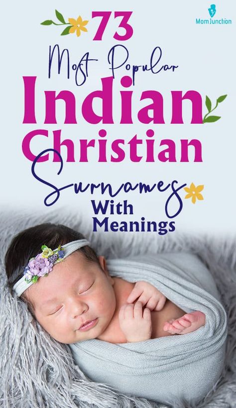 Christian surnames in India mostly have Latin, Spanish, and Portuguese roots. While most of the last names have originated from western names, some are from biblical characters. In this post, we have compiled a list of 73 popular Indian Christian surnames with origins and meanings. Christian House Names, Surname List, Last Name Meaning, Biblical Characters, Western Names, Portuguese Words, Indian Names, Christian Names, Biblical Names