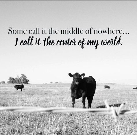 Like any young person, I dreamed of getting out of my Nowhere Town.  20 years later, I dreamed of getting back Home.  #CountryRootsRunDeep Farm Life Quotes, Farm Quotes, Cow Quotes, Cowboy Quotes, Cowgirl Quotes, Country Girl Quotes, Country Quotes, Middle Of Nowhere, Horse Quotes