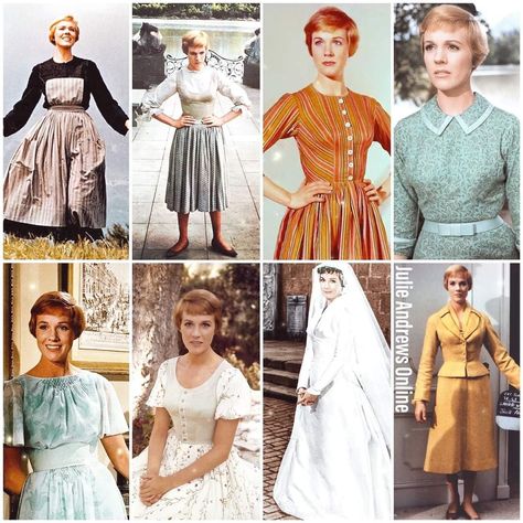 Julie Andrews Movies, Sound Of Music Costumes, Sound Of Music Movie, Music Dress, Ugly Dresses, Pretty Costume, The Sound Of Music, Julie Andrews, Festival Costumes