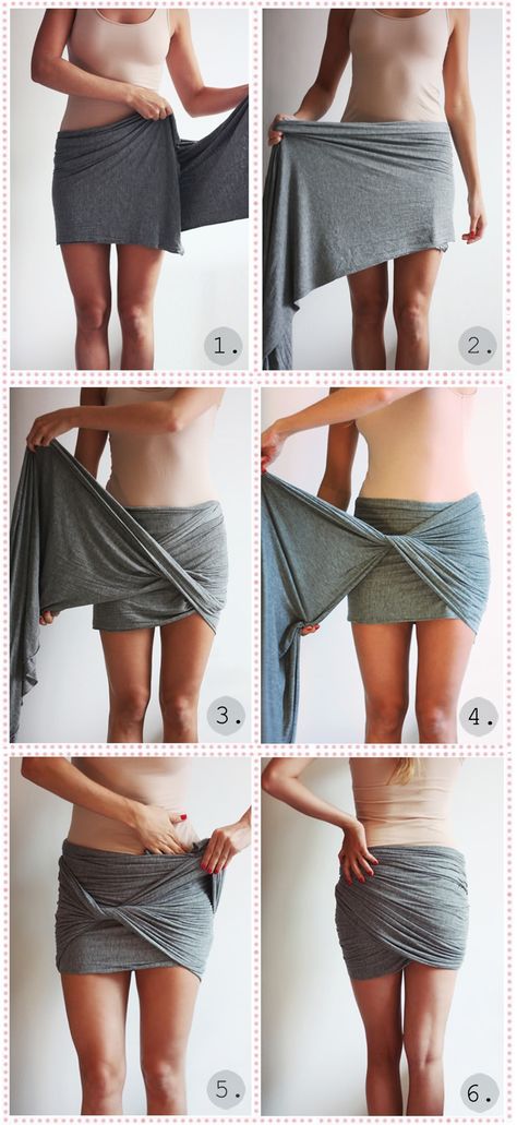 improvised skirt Diy Wrap Skirt, Wrap Skirt Tutorial, Diy Drapes, Diy Clothes Videos, How To Make Skirt, Skirt Tutorial, Diy Wrap, Diy Vetement, Diy Skirt