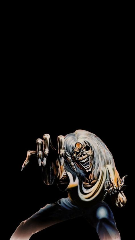 Iron Maiden Albums, Iron Maiden Posters, Arte Heavy Metal, Eddie The Head, Classic Rock Albums, Rock Album Covers, Rock Poster Art, Iron Maiden Eddie, Heavy Metal Art