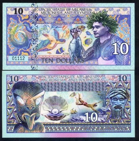 Banknotes Design, Banknote Collection, 100 Dollar Bill, Currency Note, Money Design, 10 Dollars, Money Pictures, Dollar Bill, South Pacific