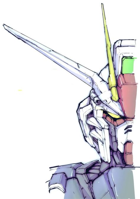 Gundam Poster, Gundam Drawing, Gundam Head, Mecha Design, Mech Suit, Sci Fi Design, Gundam Wallpapers, Cool Robots, Gundam Seed