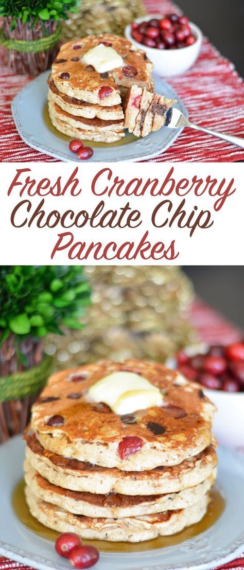 Special Pancakes, Cranberry Pancakes, Cranberry Chocolate, Grilled Sandwiches, Fresh Cranberry, Seasonal Fruits, Crepe Cakes, Pancake Recipes, Chocolate Pancakes