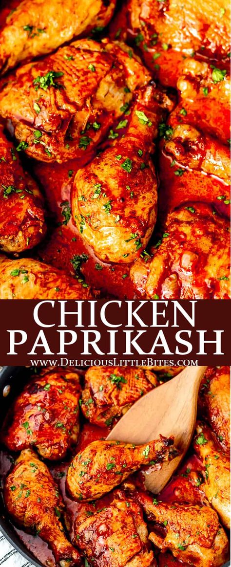 Chicken Paprikash Recipe, Chicken Paprika, Chicken Paprikash Instant Pot, Keto Chicken Paprikash Recipe, Gluten Free Chicken Paprikash, Easy Paprika Chicken, Garlic And Paprika Chicken, Recipes With Smoked Paprika, Keto Chicken Paprikash