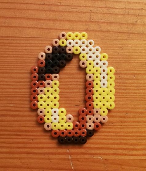 The One Ring from Lord of the Rings Lord Of The Rings Perler Bead Patterns, Lord Of The Rings Hama Beads, Lotr Perler Beads, Lord Of The Rings Perler Beads, Lord Of The Rings Pixel Art, Hama Art, The One Ring, Perler Creations, 3d Perler Bead