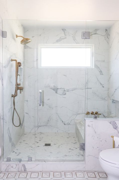 10 Bathrooms With Beautiful Wet Rooms Wet Room Bathroom With Tub, Lavender Tile, Natural Stone Tile Floor, Wet Room Bathroom, Wet Room Tiles, Dream Bath, Acrylic Tub, Wet Room, Vanity Faucet