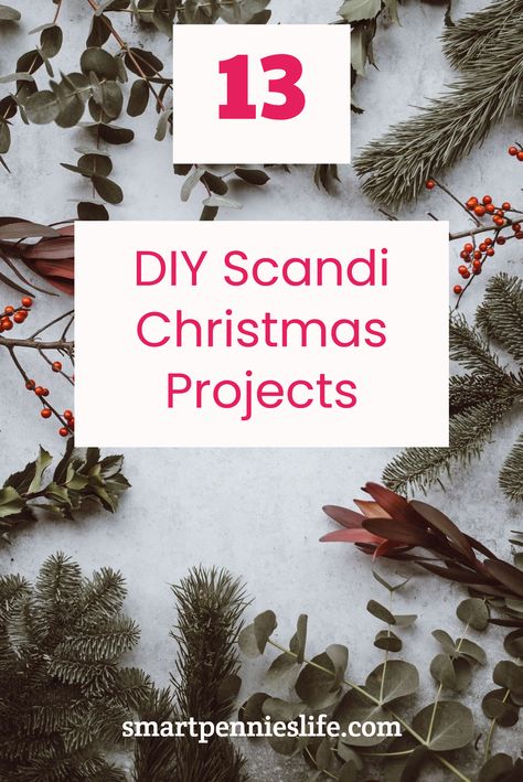 Swedish Christmas Wreath, Scandi Ornaments Diy, Christmas Craft Adults Diy Projects, Swedish Xmas Decorations, Scandi Xmas Tree, Nordic Style Christmas Decor, Modern Scandinavian Christmas, Nordic Christmas Decorations Diy, Nordic Christmas Wreath