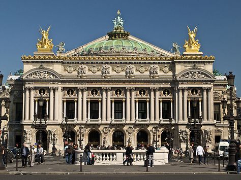 Opera National de Paris - Palais Garnier (Opera House - Paris, france) | Opera Online - The opera lovers web site Empire Architecture, Paris Monuments, Charles Garnier, Paris Opera House, Opera Garnier, Paris Architecture, Paris Travel Tips, Study Program, Baroque Architecture