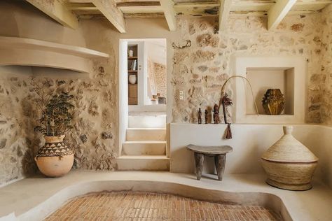 French Balcony, Terracotta Floor, Interior Design Rustic, Luxury Villa Rentals, Hotel Project, Minimal Modern, Menorca, Rustic Interiors, Lounge Areas