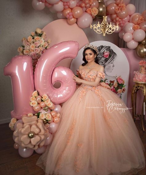 Salmon Color Quinceanera Dresses, Salmon Quinceanera Dresses, Coral Quince Dress, Orange Quince Dresses, Vestidos Color Melon, Quinceanera Dresses Coral, Orange Quinceanera Dresses, Orange Quinceanera, Peach Quinceanera Dresses