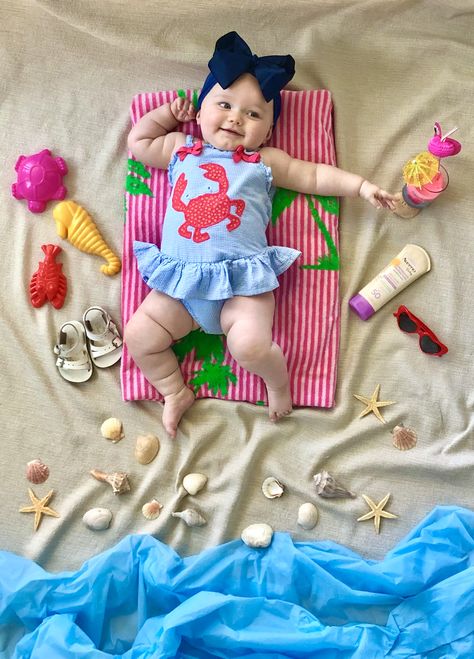 Baby Photography & Birth Photography Portfolio | Zoom In Onsite Photography June Baby Photoshoot Ideas, Summer Infant Photoshoot, Summer Monthly Baby Pictures, May Baby Photoshoot Ideas, Baby Summer Photoshoot, Summer Baby Photoshoot, Summer Baby Pictures, Monthly Baby Photography, Summer Baby Photos