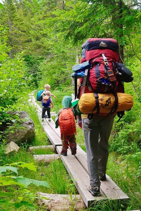 Backpacking is already a challenge...so throwing kids in the mix might seem impossible. Here's some tips from a real backpacking mom about how to make an overnight outing with your kiddos easier, more rewarding, and more successful! Backpacking Family, Outdoor Adventures, Kids Camping, Backpacking With Kids, Traveling With Kids, Backpacking With Toddlers, Kids Hiking, Family Hike, Hiking With Toddlers